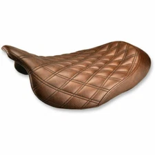Saddlemen Brown Renegade LS Stitch Solo Seat for 2008-18 Harley FLHT FLHR FLHX
