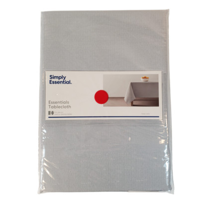 NWT Simply Essential Gray Square Tablecloth 70  x 70  Bed Bath & Beyond.