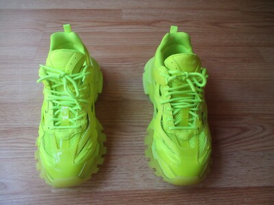 $1090 Balenciaga Track 2 Mens Sneakers Fluo Yellow 41 US 8