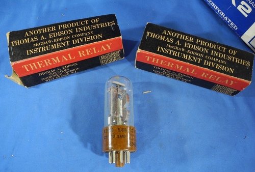 Lot Of 2 Vintage NOS Thermal Relays Edison 501 In Original Box (Free ...