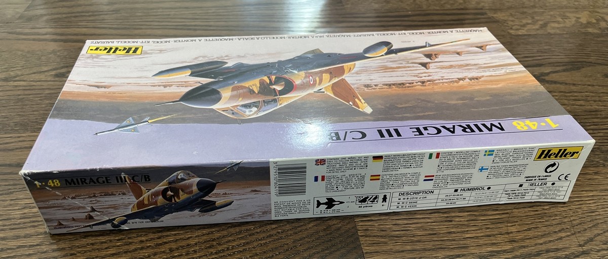 Mirage III C/b Model Air Plane Kit From Heller 1 48th Scale for