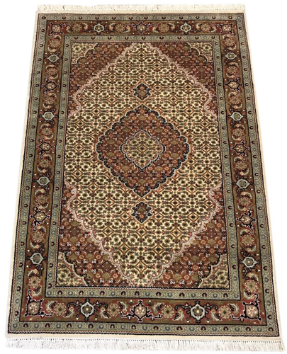 Tapis de laine 301x255 rouge Tabriz