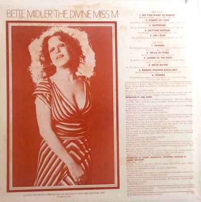 USオリジナル　Bette Midler - The Divine Miss M MIDLER,BETTE - The Divine Miss M - Amazon.com Music