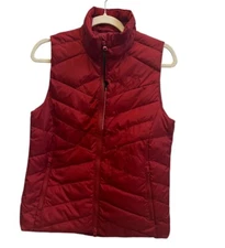 Smartpak Piper Quilted Down Vest Equestrian Full Zip Barn Red NEW Sz Small