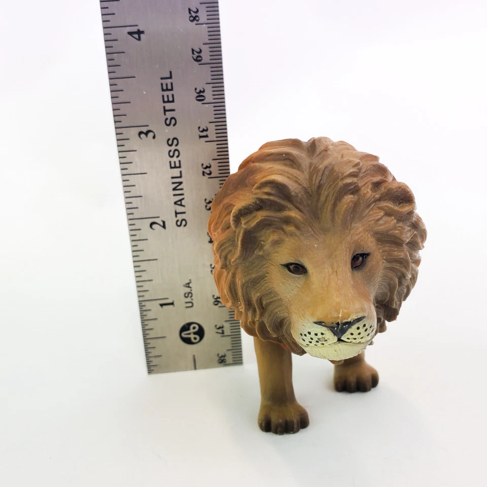 Terra by Battat Lion Figure Safari Zoo Animal Miniature Figurine Toy - Image 3 of 4