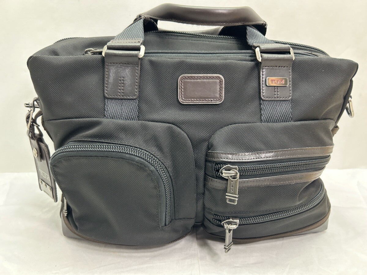 Tumi Alpha Bravo Everett Briefcase Essential Tote Business Bag