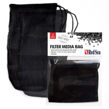 Red Sea Media Bags Two High Quality Reusable Draw-String Nylon Filter Media Bags
