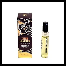 Memo Paris IRISH LEATHER Eau De Parfum Mini Travel Spray 0.17 fl.oz. 5 ml.