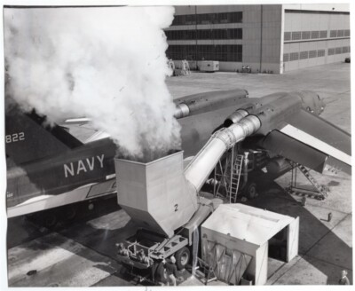 #ad 1959 Navy P6M Seamaster Flying Boat Using Jet Noise Suppressor News Photo $35.99