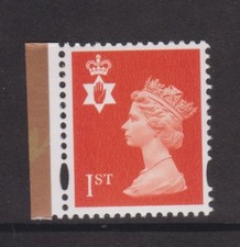 GB SG NI88 MNH STAMP Northern Ireland 1st ORANGE RED P.14 Regional Definitive