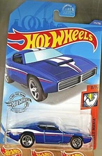 2020 Hot Wheels #173 Muscle Mania 8/10 CUSTOM OTTO Blue Variation w/Chrome 5 Sp