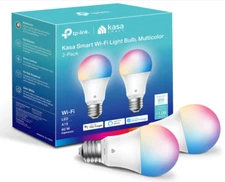 Kasa Smart Light Bulbs, Full Color Changing Dimmable Smart WiFi Bulbs Compatible