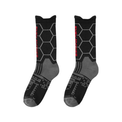 Niepce Japanese Cyberpunk Crew Socks Techwear Streetwear US Men's Size 8-12