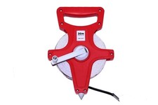 100 Foot Fiberglass Measuring Tape Measure Reel — Landscaping Building Surveying