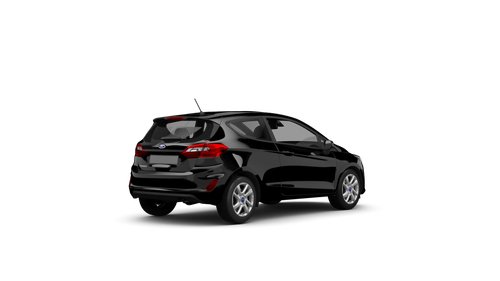 Tappetini Auto Ford Fiesta 2011-2017 | Set 4 Pezzi Moquette Nero