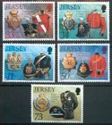 Jersey 2006 Royal Militia 2nd Series Military Uniforms SG 1253-1257 MNH mint