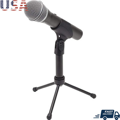 Dynamic USB XLR Microphone Recording Pack Podcasting W/ Stand Cables Headphones