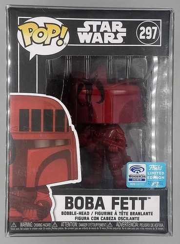 Funko POP #297 Boba Fett (Burgundy) - Star Wars with POP Protector Funko POP #297 Boba Fett (Burgundy) - Star Wars with POP Protector | Funko Pop | 2 Funko POP #297 Boba Fett (Burgundy) - Star Wars with POP Protector | Funko Pop
