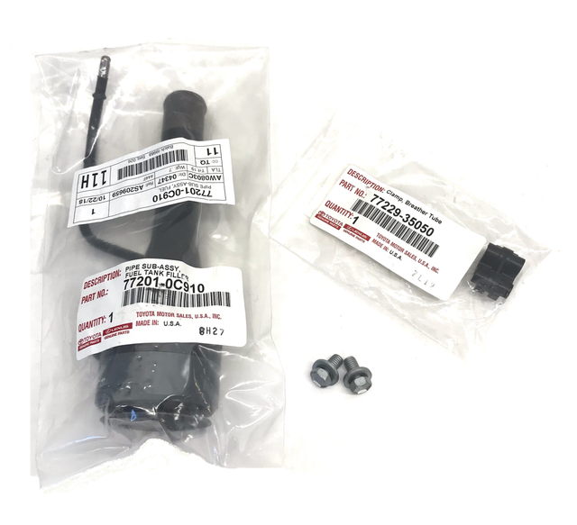 20032004 Tundra Filler Neck Fuel Inlet Pipe (KIT) Genuine Toyota 77201
