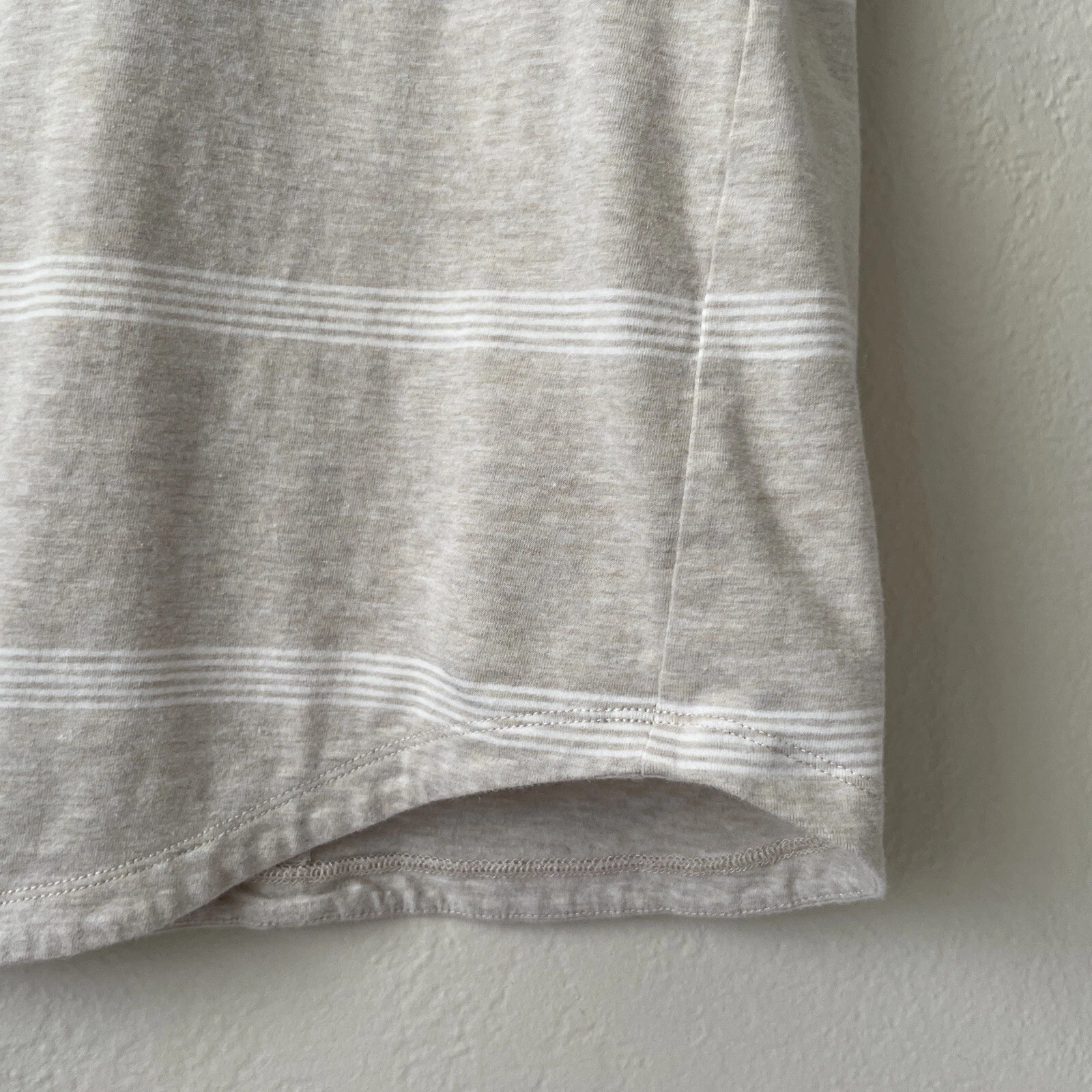 lole leann dress tunic striped v-neck pockets organic cotton 