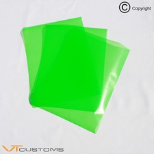Green Headlight Tint Film  2 x A4 Sheets for Fog Lights  Car Vinyl Wrap