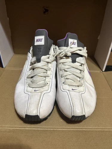 Nike Womens Shox Conundrum - 407989 104 - White / Violet - Grey - Size: 9
