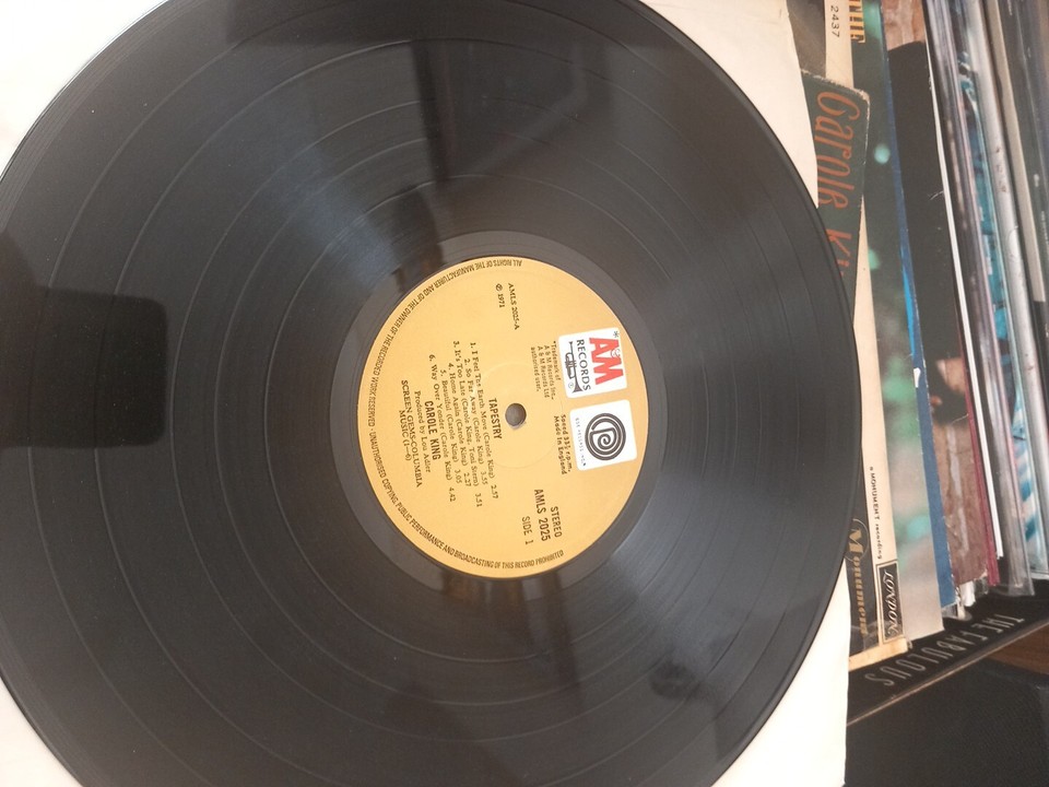 Carole King Tapestry LP Vinyl Epic Records 1972 UK Music Vintage eBay