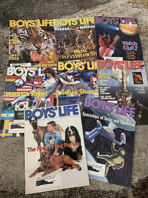 LOT Of (8) BOY'S LIFE MAGAZINES  Jan/ Feb/Mar/May/Jun/Jul/Aug/Sep 1994 Issues
