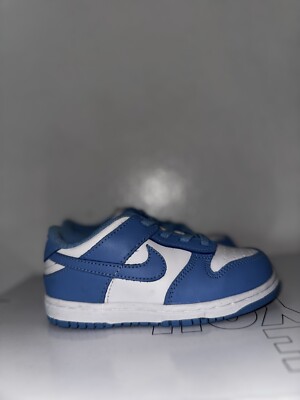 Nike Dunk Low TD UNC University Blue - Little Kids Size 9C - CW1589-103