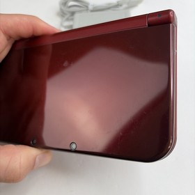 New Nintendo 3DS XL LL Red Console W Charger Stylus