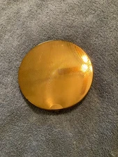 Vintage Compact -  Round - REX 5th Avenue - Gold Tone - EC