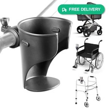 DELTA Bicycle Drink Holder Grande Black Universal Fit Handlebar Water Bottle
