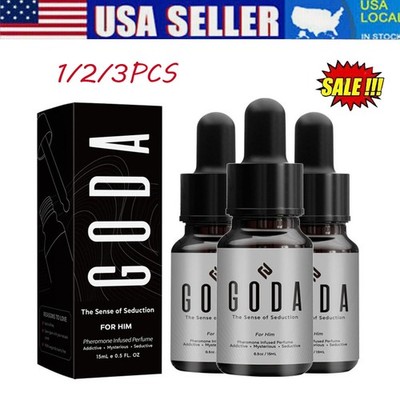 1/3x GODA For Him Pheromone Perfume for Men Long-Lasting Sophisticated Fragrance