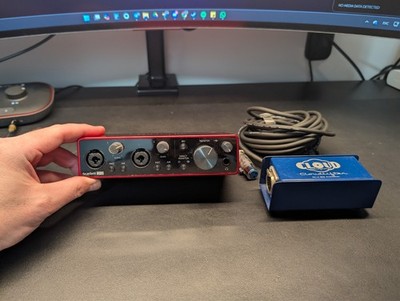 Focusrite Scarlett 2i2 3rd Gen + Cloudlifter CL-1 Mic Activator + XLR Cable