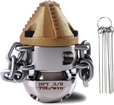 #ad 3 8quot; NPT Sewer Jetter Rotating Nozzle for 2900 PSI Pressure Washers $306.99