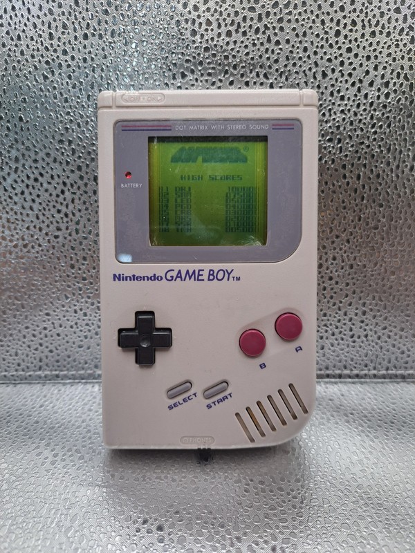 Nintendo Game Boy DMG-01 Handheld System with Flaw Gray READ