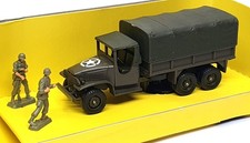 Solido 1/50 Scale Diecast 6032 - GMC Truck & Figures US Army - Green