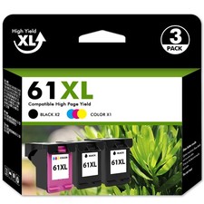 61XL Black Color Ink Cartridge For HP 61 ENVY 4500 4501 4502 4508 5530 5531 5535