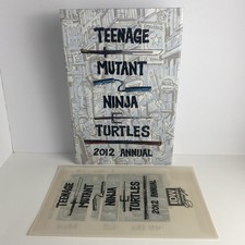 Teenage Mutant Ninja Turtles Annual 2012 Blue Deluxe Hardcover TimeCapsule 28/60