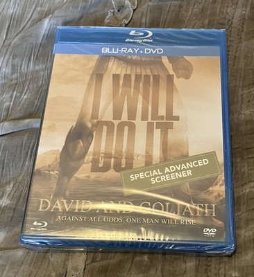 David and Goliath I Will Do It NEW Blu-Ray & DVD Free Shipping NEW