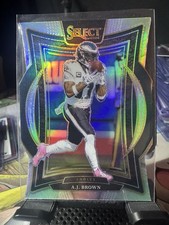 2024 Panini Select - Concourse A.J. Brown #2 Silver Prizm Die-Cut
