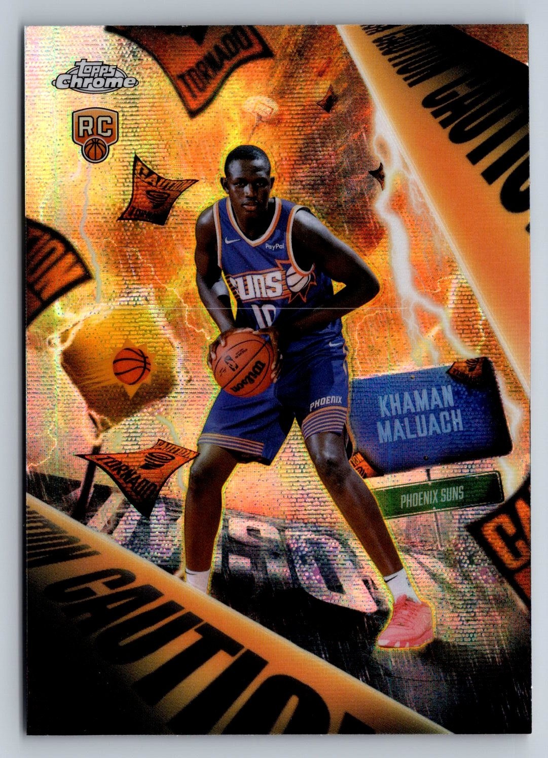 2025-26 Topps Chrome Basketball - Advisory -Case Hit SSP Khaman Maluach RC AD-10
