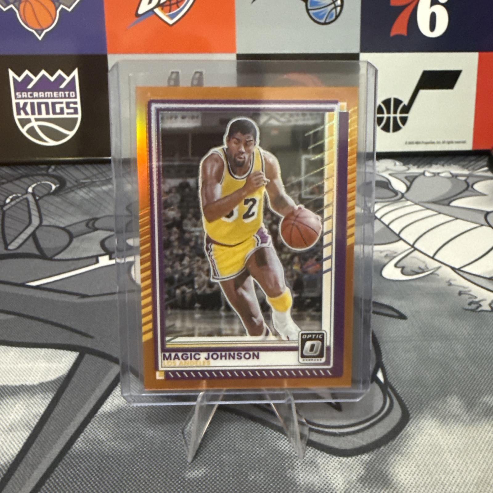 2025-26 Panini Optic Magic Johnson Orange /175 #141