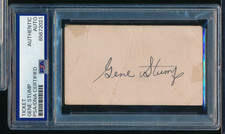 1947 Hopkinton Town Hall, MA pass Gene Stump signed autograph PSA/DNA Celtics