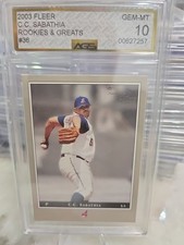 2003 Fleer Rookies & Greats - C.C. Sabathia #36