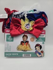 Disney Baby Snow White Halloween Costume Size 12-18 Months 2 Pc. Set w/ Headband