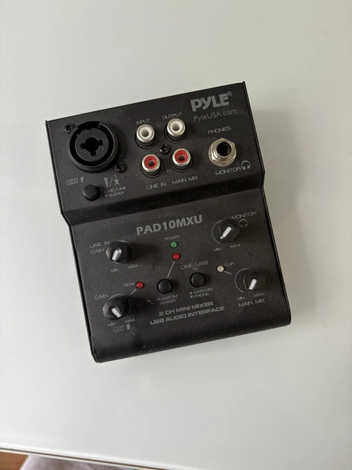 NEW Pyle PAD10MXU 2 Channel Mini Audio Mixer - FREE SHIPPING - Image 2 of 2