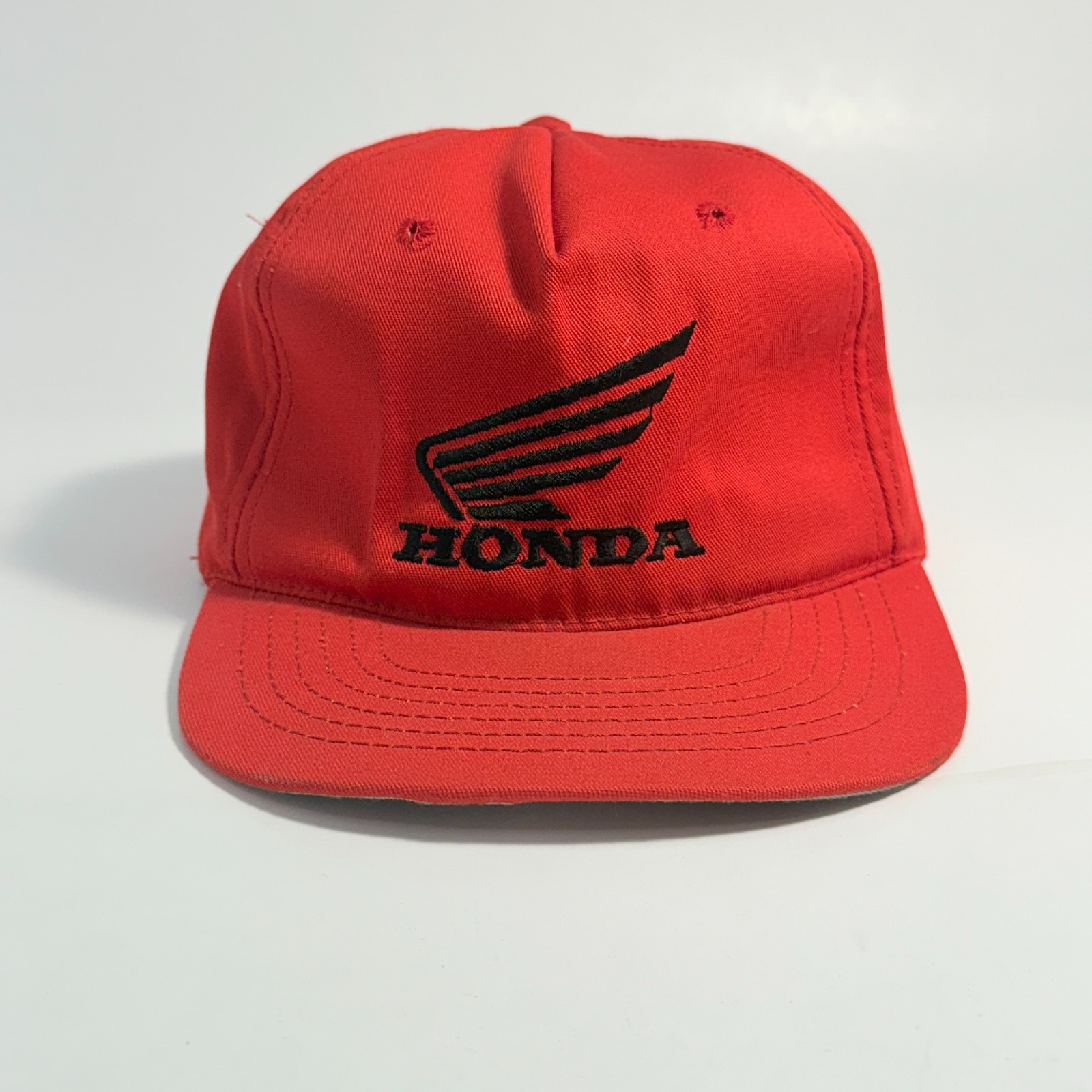 Vintage Red Honda Snapback Hat Made in USA