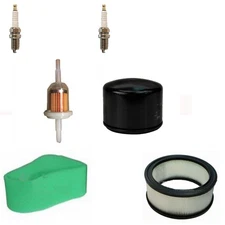 Filters with Spark Plugs Kit Fits John Deere L130 G100 G110 M133094 RC12YC 30089