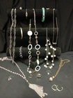 Lot Of Vintage Costume Jewelry, Necklaces, Earrings, Bracelets, Rings